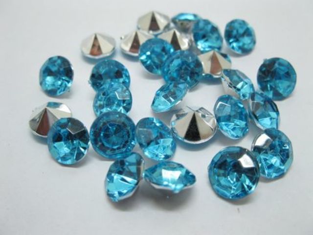 1000 Diamond Confetti 8mm Wedding Party Table Scatter-Blue 1000 Diamond Confetti 8mm Wedding Party Table Scatter-Blue