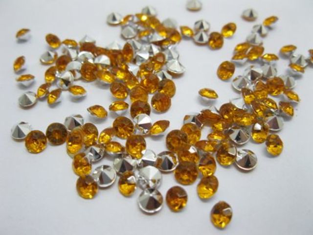 5000 Diamond Confetti 4.5mm Wedding Party Table Scatter-Coffee