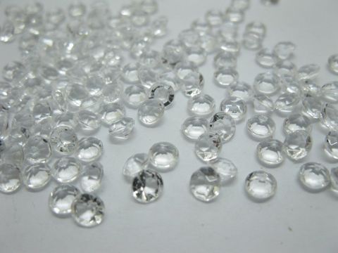 5000 Diamond Confetti 4.5mm Wedding Table Scatter- Transparent - Click Image to Close