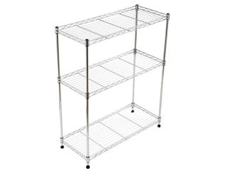 Adjustable 4 Tier Wire Shelving Storage Shelf 87x30x156
