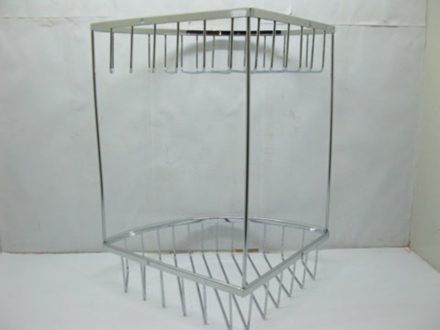 1Pc New 2-Layer Corner Bath Bathroom Rack Display 1Pc New 2-Layer Corner Bath Bathroom Rack Display