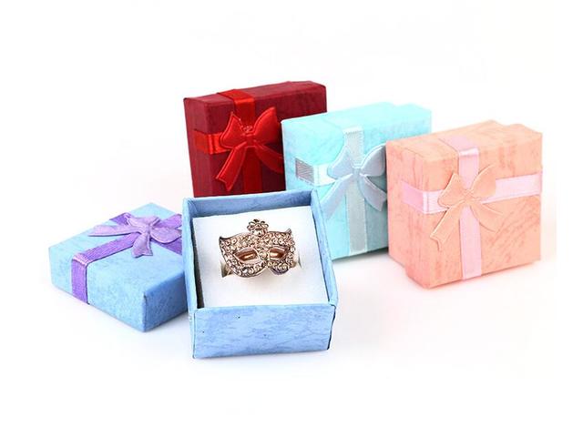 24Pcs New Ribbon Jewelry Ring Boxes Gift Box Favor 24Pcs New Ribbon Jewelry Ring Boxes Gift Box Favor