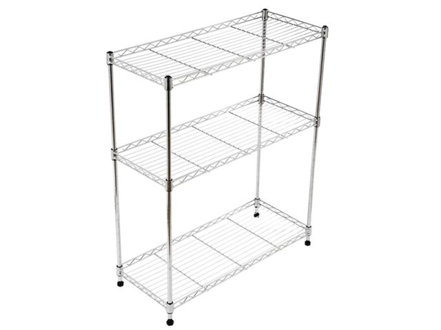 Adjustable 4 Tier Wire Shelving Storage Shelf 87x30x156