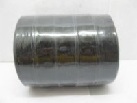 5Rolls X 50Yards Black Organza Ribbon 25mm