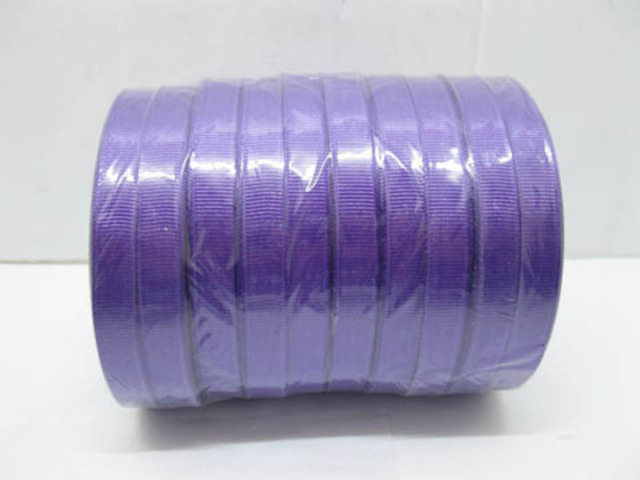 10Rolls X 25Yards Dark Purple Grosgrain Ribbon 9mm 10Rolls X 25Yards Dark Purple Grosgrain Ribbon 9mm