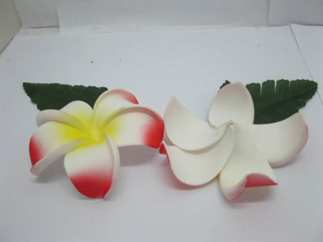 30 Red Fabulous Foam Frangipani Flower: 8x3.5cm 30 Red Fabulous Foam Frangipani Flower: 8x3.5cm