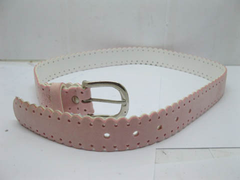 12 Pink Girl Waist Belts for Girls - Click Image to Close