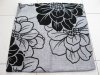 2Pcs Black/White Peony Hemp Cushion Covers 43cm 2Pcs Black/White Peony Hemp Cushion Covers 43cm
