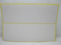 100Sheets X 10Pcs Blank Self Adhesive Paper Label Stickers