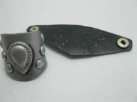 60X Middle Ages Style Foldable Leather Rings