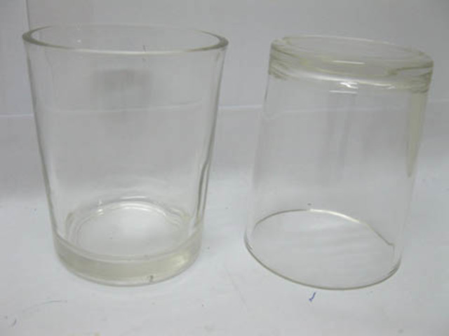 144X Transparent Glass Tea Light Holder Wedding Favor 144X Transparent Glass Tea Light Holder Wedding Favor