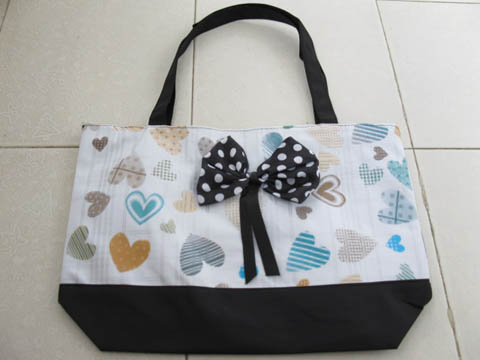 1Pc New Tote Shoulder Bag Bowknot on - Click Image to Close