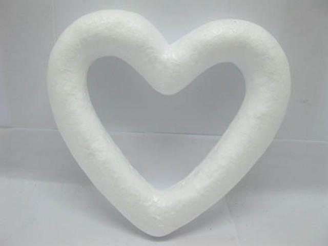 100Pcs Polystyrene Foam Hollow Heart Decoration Craft DIY 100mm 100Pcs Polystyrene Foam Hollow Heart Decoration Craft DIY 100mm