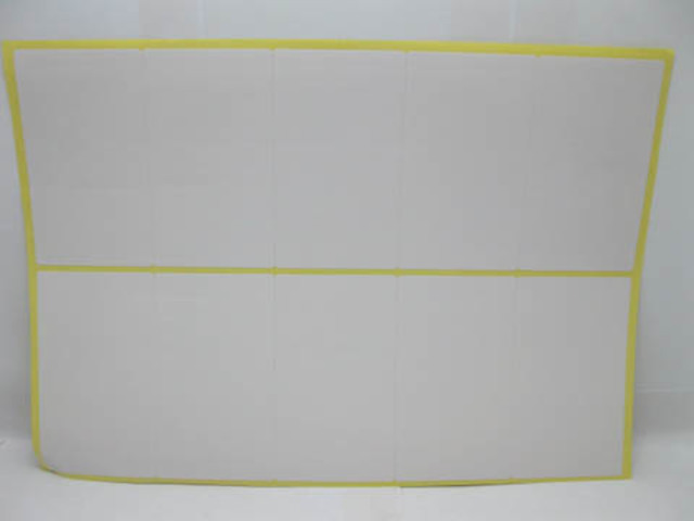 100Sheets X 10Pcs Blank Self Adhesive Paper Label Stickers
