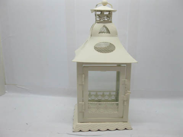 1X Light Ivory Hanging Candle Lantern Wedding Deceroation