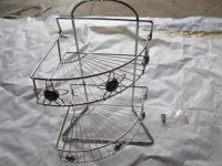 1Pc New 2-Layer Corner Bath Bathroom Rack Display w/Rhinestone 1Pc New 2-Layer Corner Bath Bathroom Rack Display w/Rhinestone