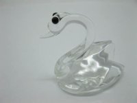 10X Mini Crystal Swan Bombonieres Wedding Favor