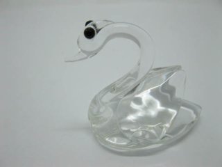 10X Mini Crystal Swan Bombonieres Wedding Favor