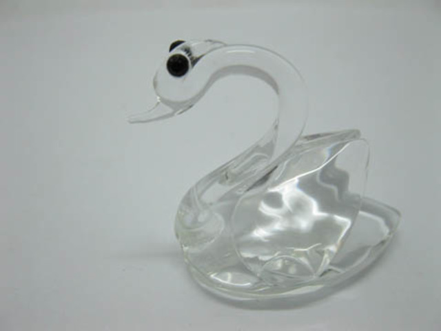 10X Mini Crystal Swan Bombonieres Wedding Favor