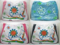 5X New Canvas Beach Bag Tote Handbag