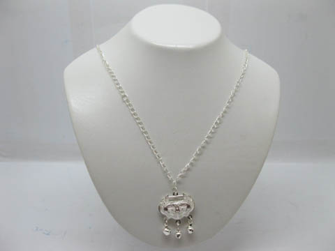 10Pcs Chinese Amulet Baby Auspicious Lock Pendant Necklace - Click Image to Close