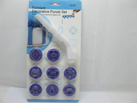 1Set X 9Pcs Plunger Cutter Cake Decorating Assorted - Click Image to Close