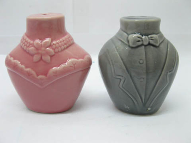 5Sets Bride&Groom Pepper & Salt Shakers Wedding Favor - Click Image to Close