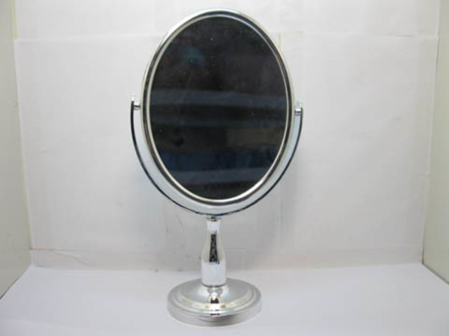 1X New Pedestal Oval Makeup Mirror Double Sided 3x Magnify 1X New Pedestal Oval Makeup Mirror Double Sided 3x Magnify