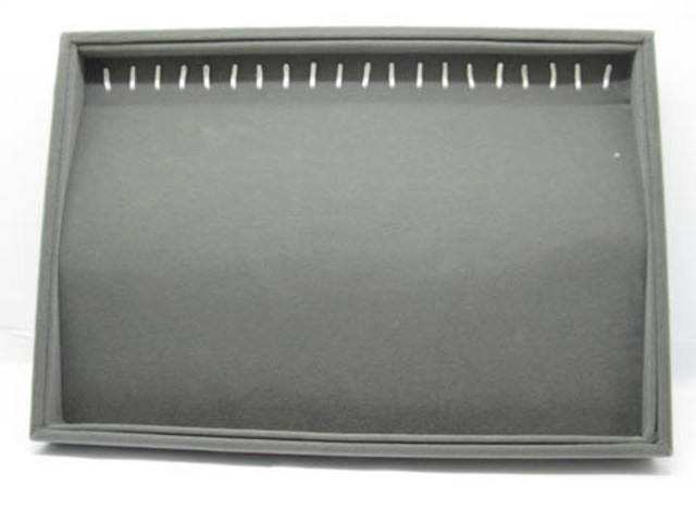 1X New Velvet Necklace Display Case w/Hooks 35x24cm 1X New Velvet Necklace Display Case w/Hooks 35x24cm