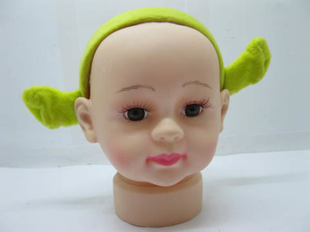 12X Yellow&Green Felt Cover Headband Hairband for Kids wholesale 12X Yellow&Green Felt Cover Headband Hairband for Kids wholesale