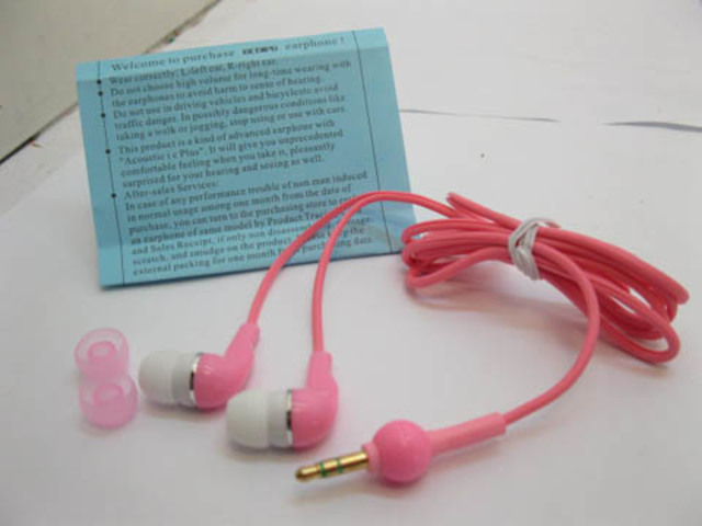 1Pc New In Ear Stereo Earphones Headphone - Click Image to Close