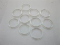 200Pcs Clear Bra Rings Bra Finding Acessories 13mm
