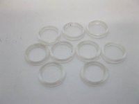 500Pcs Clear Bra Rings Bra Finding Acessories 10mm