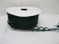 5Roll X 14m Green Braid Lace Ribbon Trim Embellishment