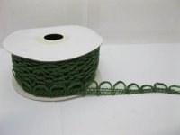 5Roll X 14m Green Braid Lace Ribbon Trim Embellishment