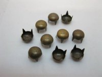 500Pcs Bronze Brass Dome Studs 7x7mm Leather Craft