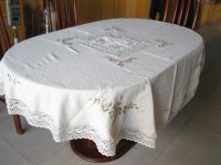 1X New 180x180cm Floral Table Cloth Garden Style 1X New 180x180cm Floral Table Cloth Garden Style