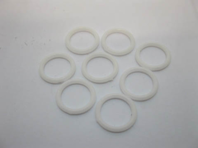 5x200Pcs White Bra Rings Bra Finding Acessories 13mm
