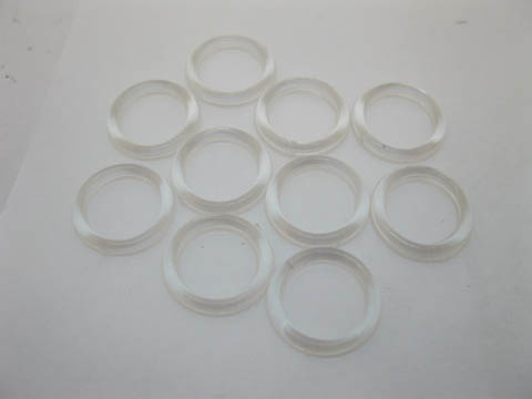 200Pcs Clear Bra Rings Bra Finding Acessories 13mm - Click Image to Close
