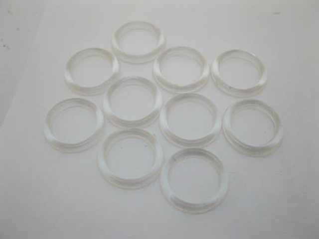 200Pcs Clear Bra Rings Bra Finding Acessories 13mm