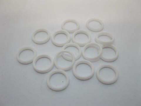 500Pcs White Bra Rings Bra Finding Acessories 8mm - Click Image to Close