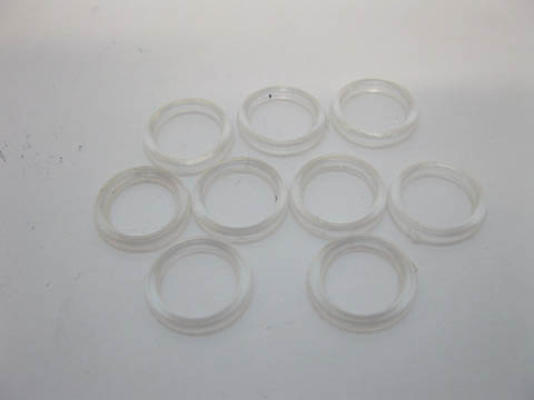 500Pcs Clear Bra Rings Bra Finding Acessories 10mm - Click Image to Close