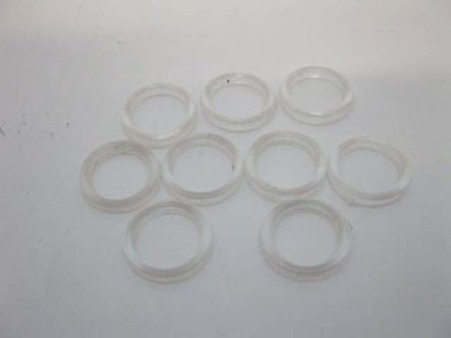 500Pcs Clear Bra Rings Bra Finding Acessories 10mm