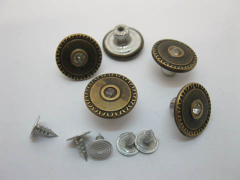200Sets No-Sew Jean Tack Buttons 16mm - Click Image to Close