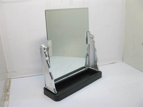 1Pc New Square Pedestal Makeup Mirror 23x19cm - Click Image to Close
