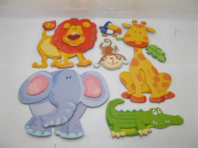 1Sheet Animal Zoo Window Wall Room Decorative Stickers 1Sheet Animal Zoo Window Wall Room Decorative Stickers