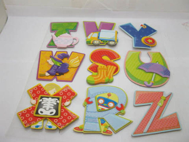 1Set X 3Sheets ABC Window Wall Room Decorative Stickers For Kid 1Set X 3Sheets ABC Window Wall Room Decorative Stickers For Kid