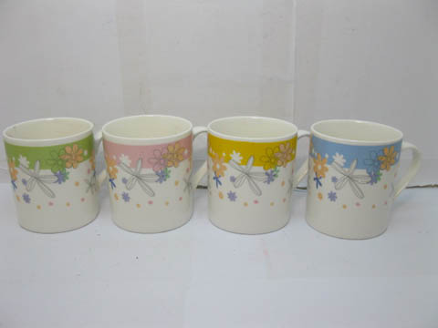 96pcs Flower Kid Ceramic Coffee Mug Tea Cup Mixed Color - Click Image to Close