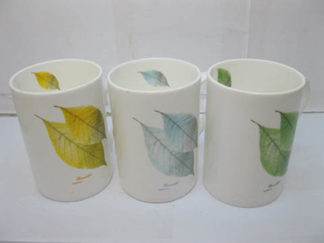72pcs Classic Leaf Ceramic Coffee Mug Tea Cup Mixed Color 72pcs Classic Leaf Ceramic Coffee Mug Tea Cup Mixed Color