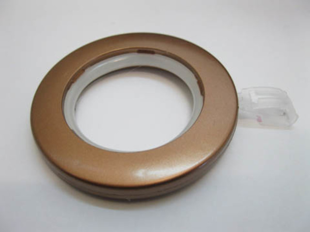 50Sets Coffee Curtain Rod Ring with Hook 40mm Dia